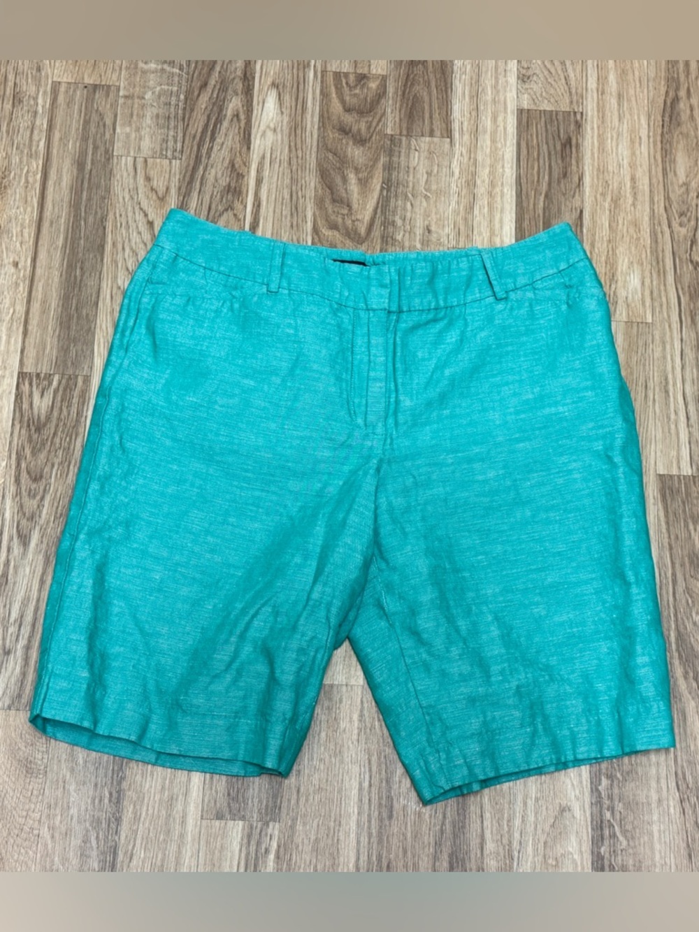 Talbots Linen Blend Bermuda Shorts